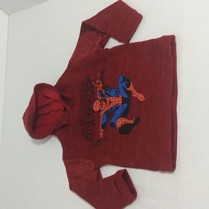 Marvel Spiderman Hoodie Boys Size 5/6